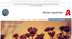 Desktop Screenshot of muehlen-apotheke-erkelenz.de