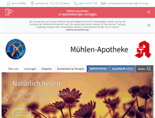 Tablet Screenshot of muehlen-apotheke-erkelenz.de